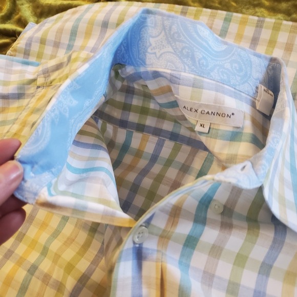 Alex Cannon short sleeved button down sports shirt XL - Picture 16 of 16